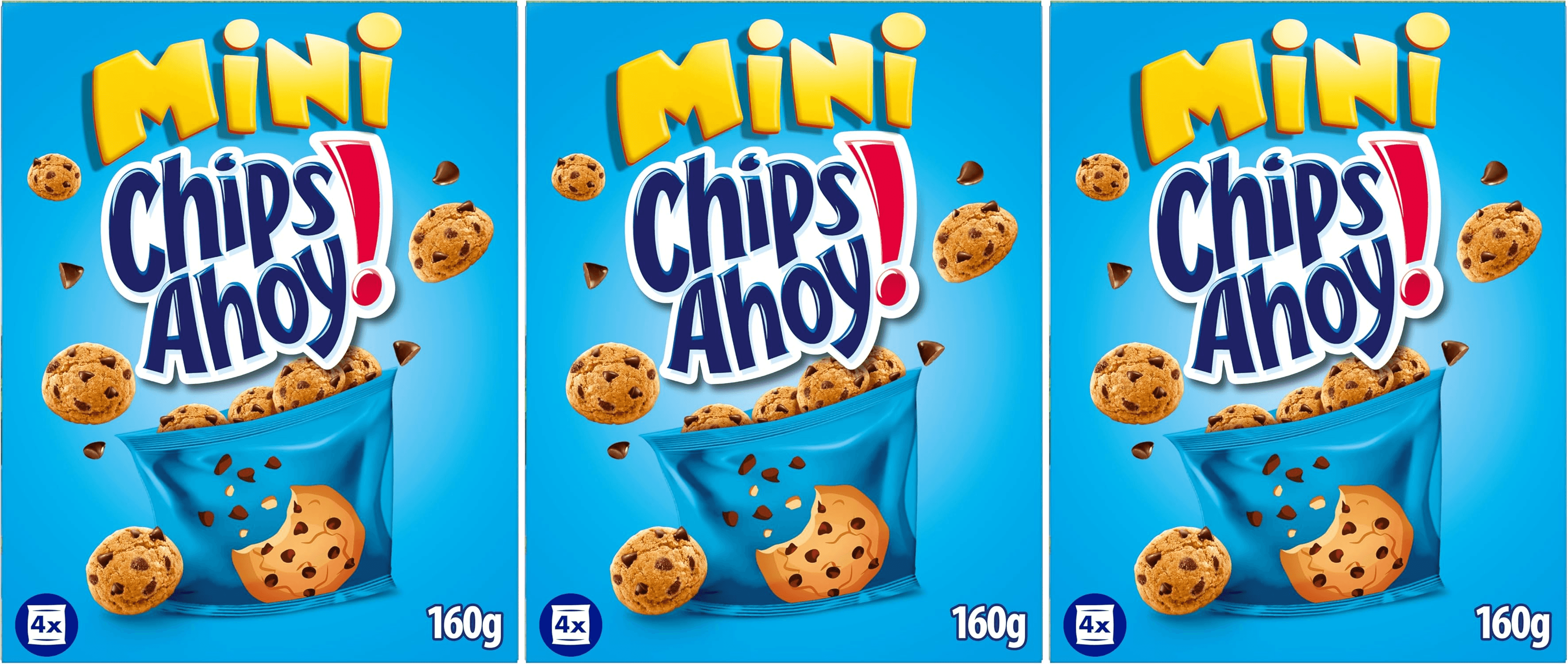 Chips Ahoy! ▫️ Chips Ahoy Mini Cookies, pepitas de chocolate doce, 160g