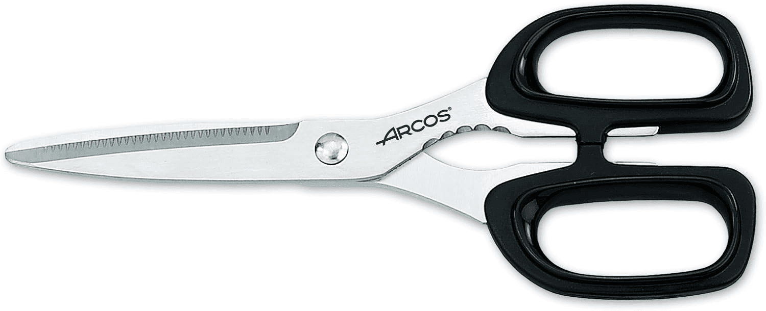 Arcos ▫️ Prochef Series - Tesoura de Cozinha - Lâmina em aço inoxidável - 200 mm - Cabo em polipropileno Cor preta