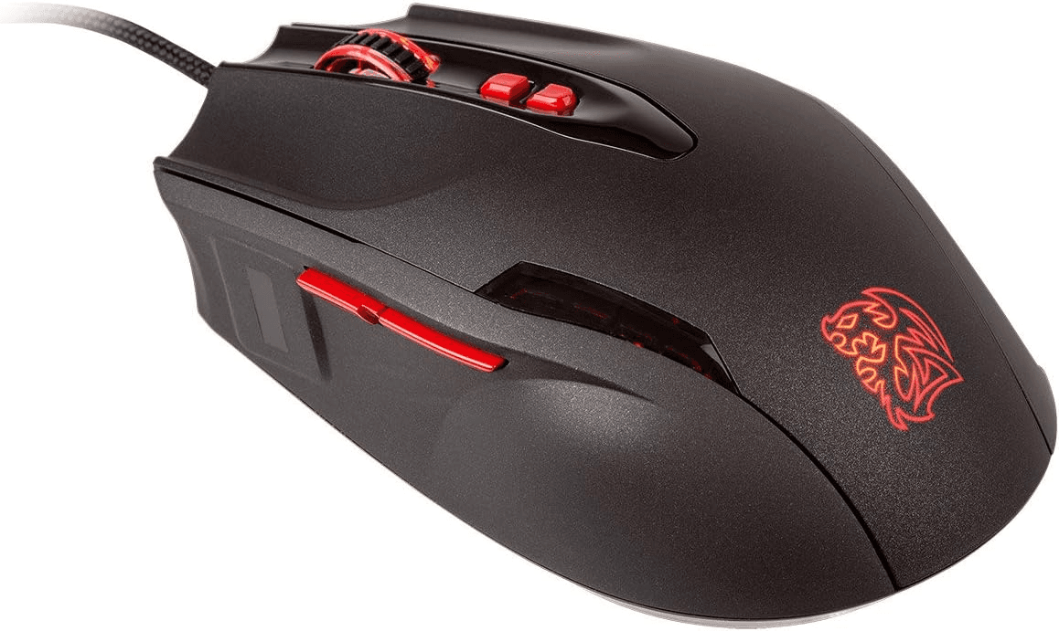 Thermaltake ▫️ TT Esports Black FP - Rato Laser, Preto