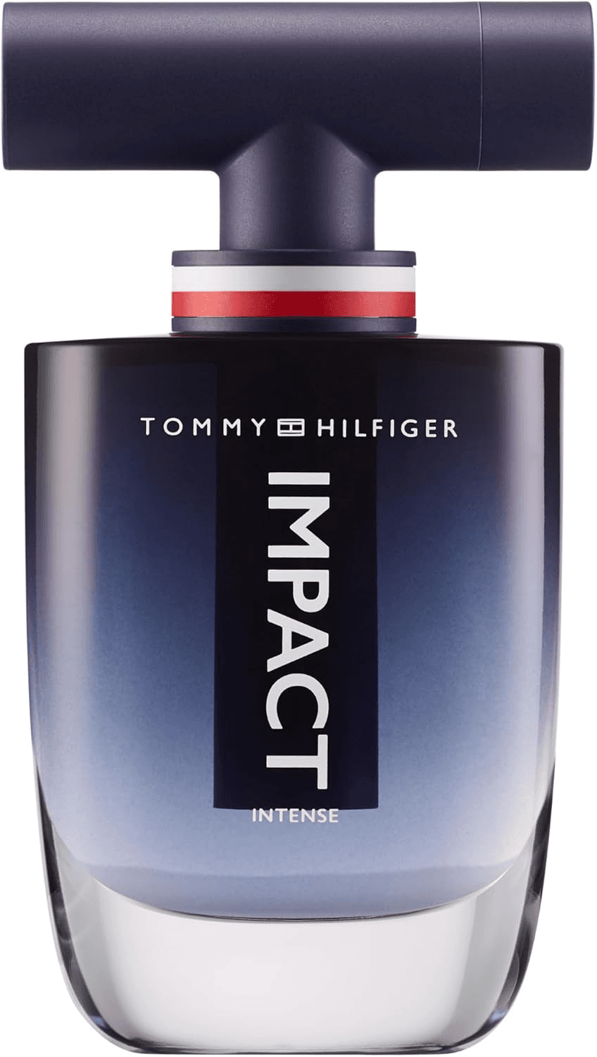 Tommy Hilfiger ▫️ Impact Intense Eau de Parfum 100 ml - Perfume para homem - Fragrância amadeirada âmbar - Frasco de cristal azul degradado