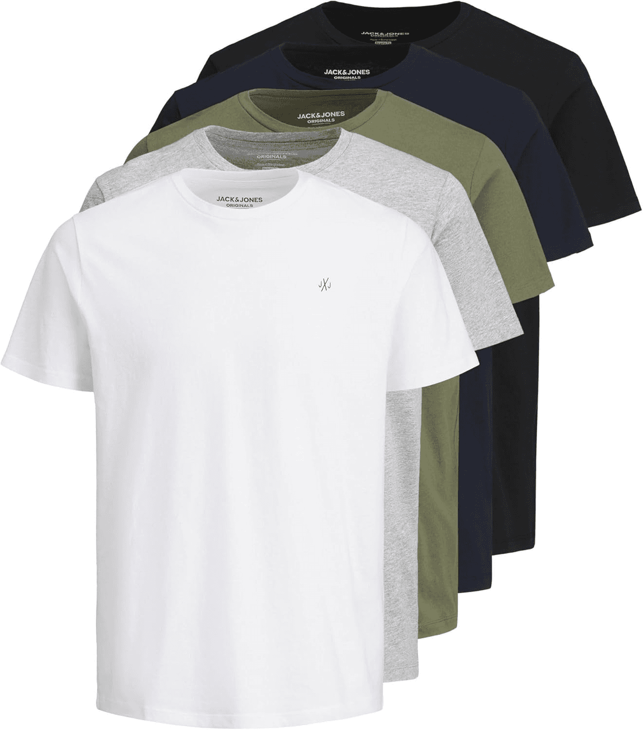 JACK & JONES ▫️ T-Shirt T-Shirt com decote em O liso