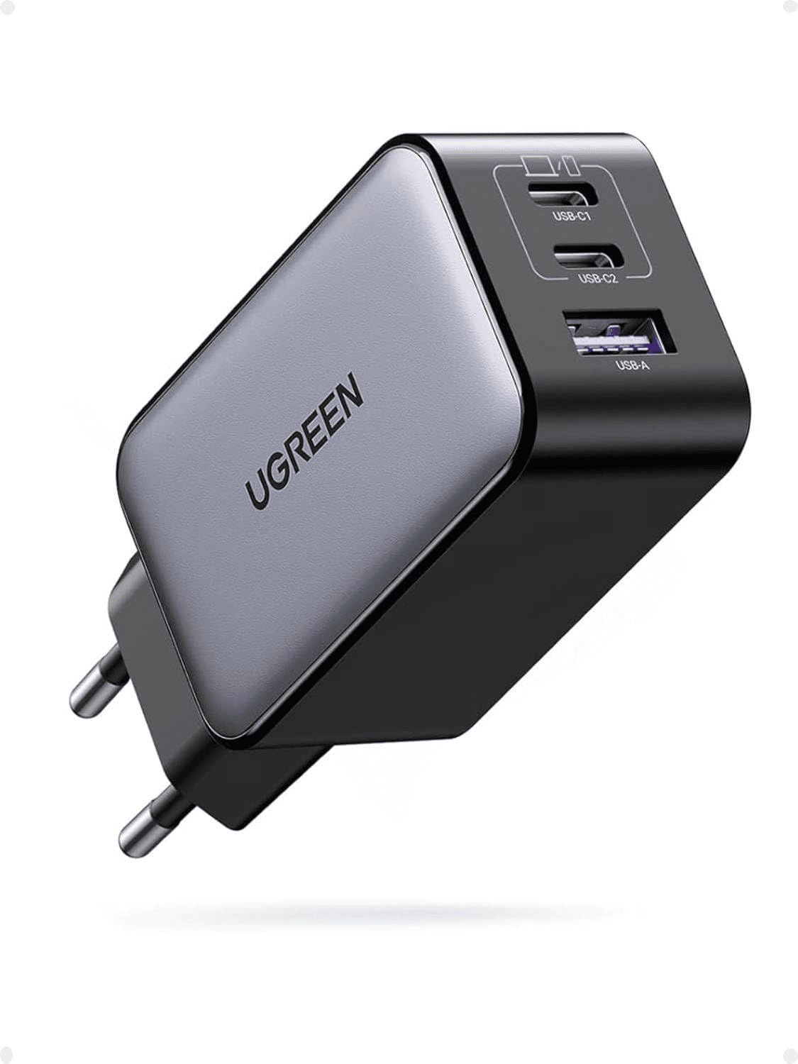 UGREEN ▫️ Carregador USB C Nexode 65W, carregamento rápido de 3 portas, compatível com MacBook Air, iPhone 17 Pro MAX Air/16/15/14, iPad, Samsung Galaxy S25/S25+/S25 Ultra/S24/S23/S22 e Google Pixel 7 Pro