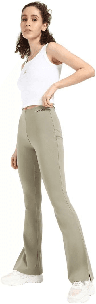 Calvin Klein ▫️ Leggins Leggins Milano Elastic Flared Legs para mulher