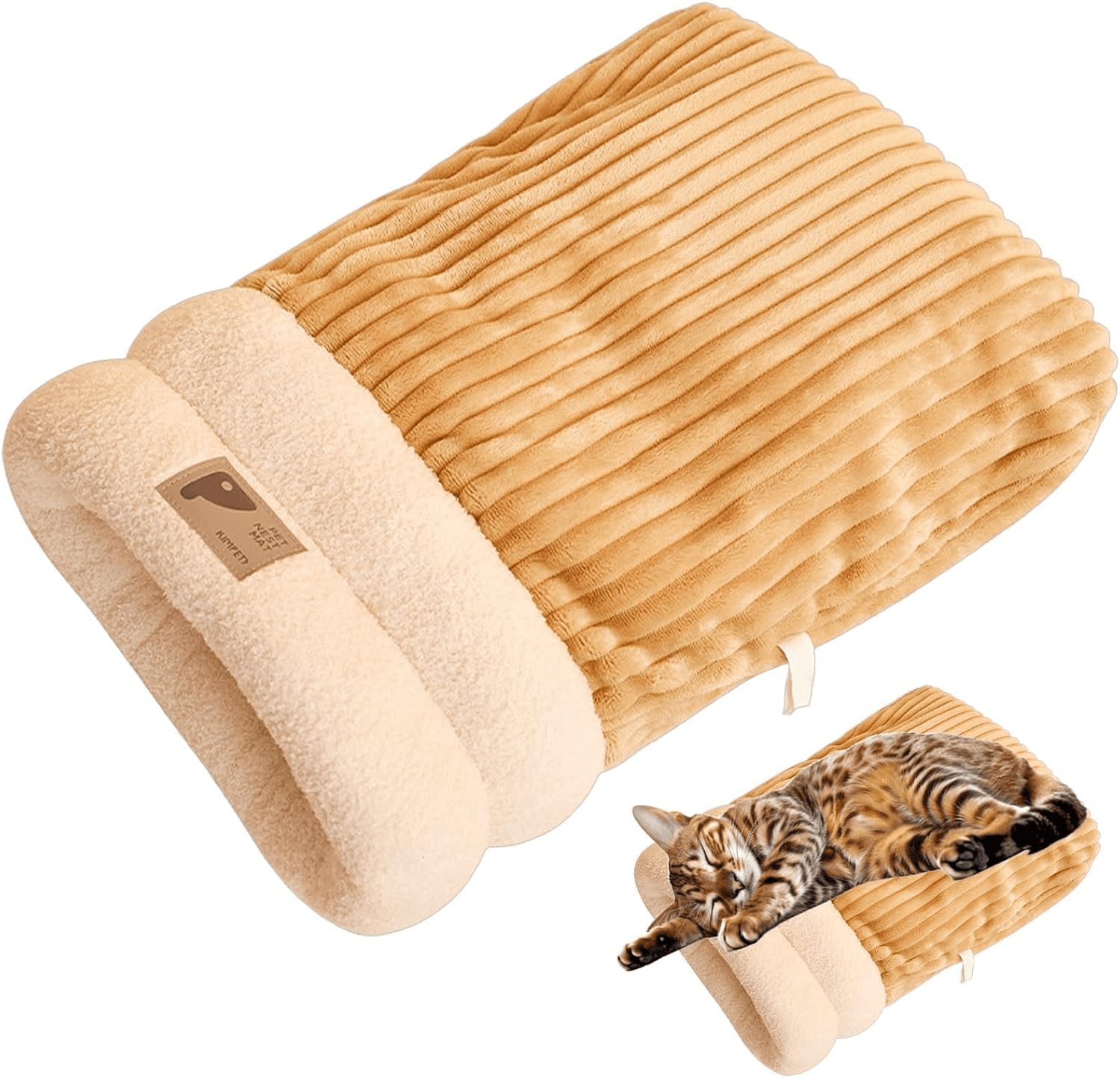 tintoke ▫️ Saco de dormir para gatos, Saco de dormir para gatos, Saco de dormir para gatos de interior, Cama semi-fechada para animais de estimação, Quente, Saco de dormir para cães, Adequado para gatos e cães pequenos, etc.