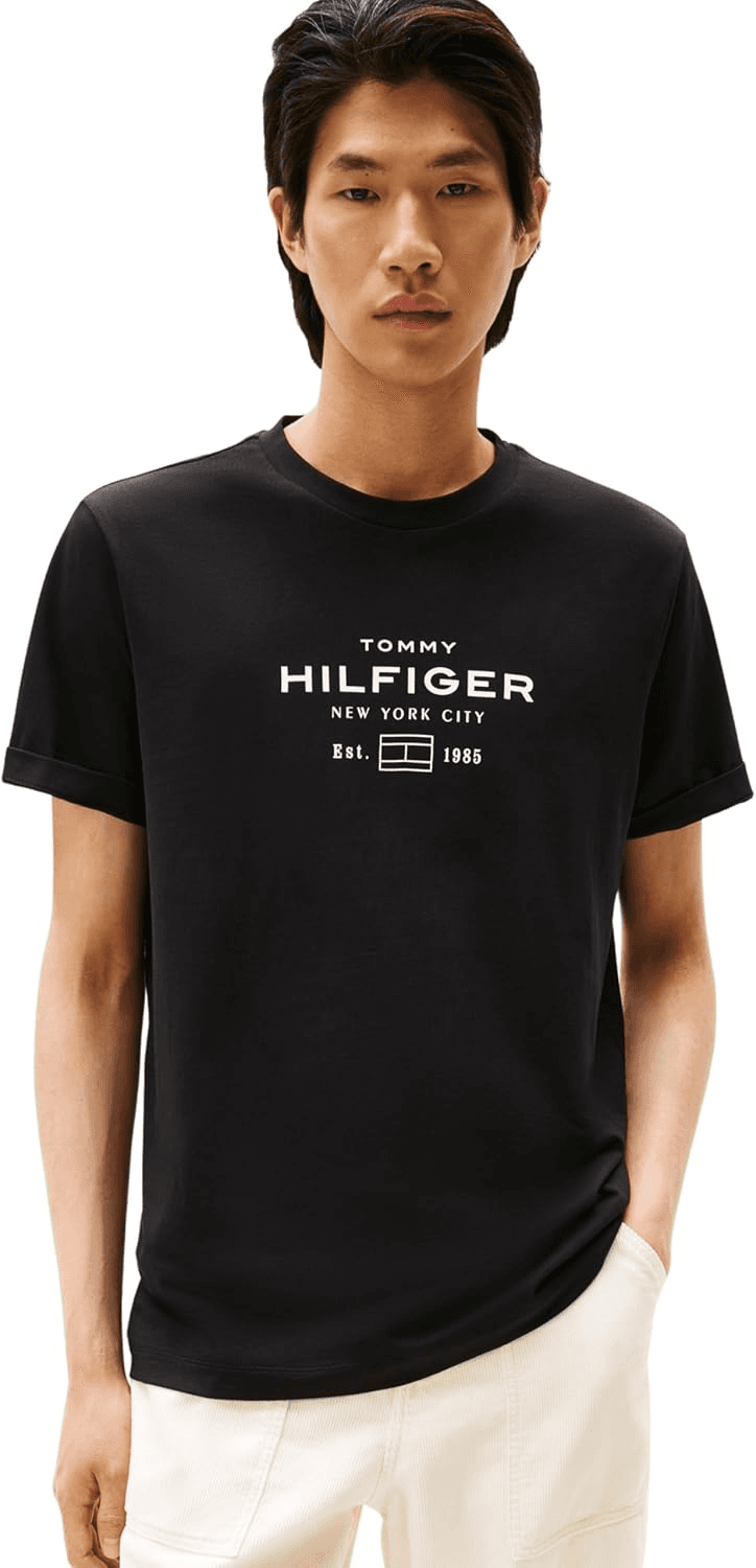 Tommy Hilfiger ▫️ Hilfiger Stack Graphic tee Mw0mw40002 T-Shirt S/S para homem