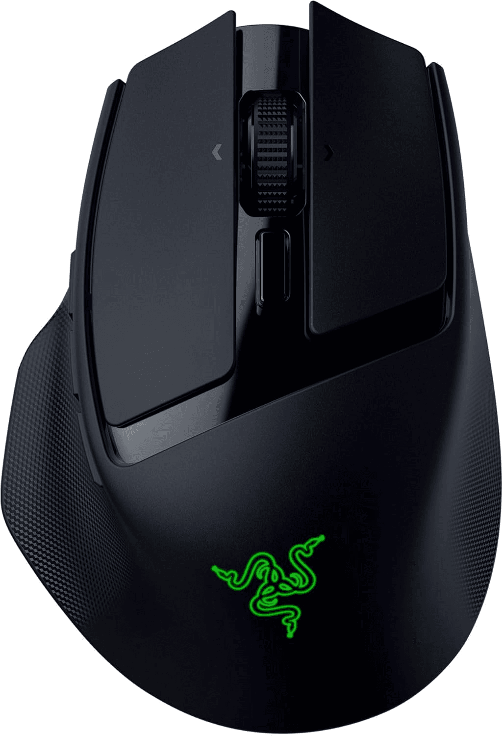 Razer ▫️ Basilisk Mobile - Rato para jogos sem fios ergonómico e portátil - AI Prompt Master - Sensor Focus X de 18K (conetividade de modo triplo, até 105 horas, interruptores de rato Gen-3) Preto
