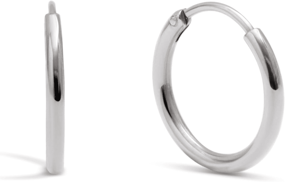 SINGULARU ▫️ Brincos Argola Maria S. Aço. Bijutaria para mulher.