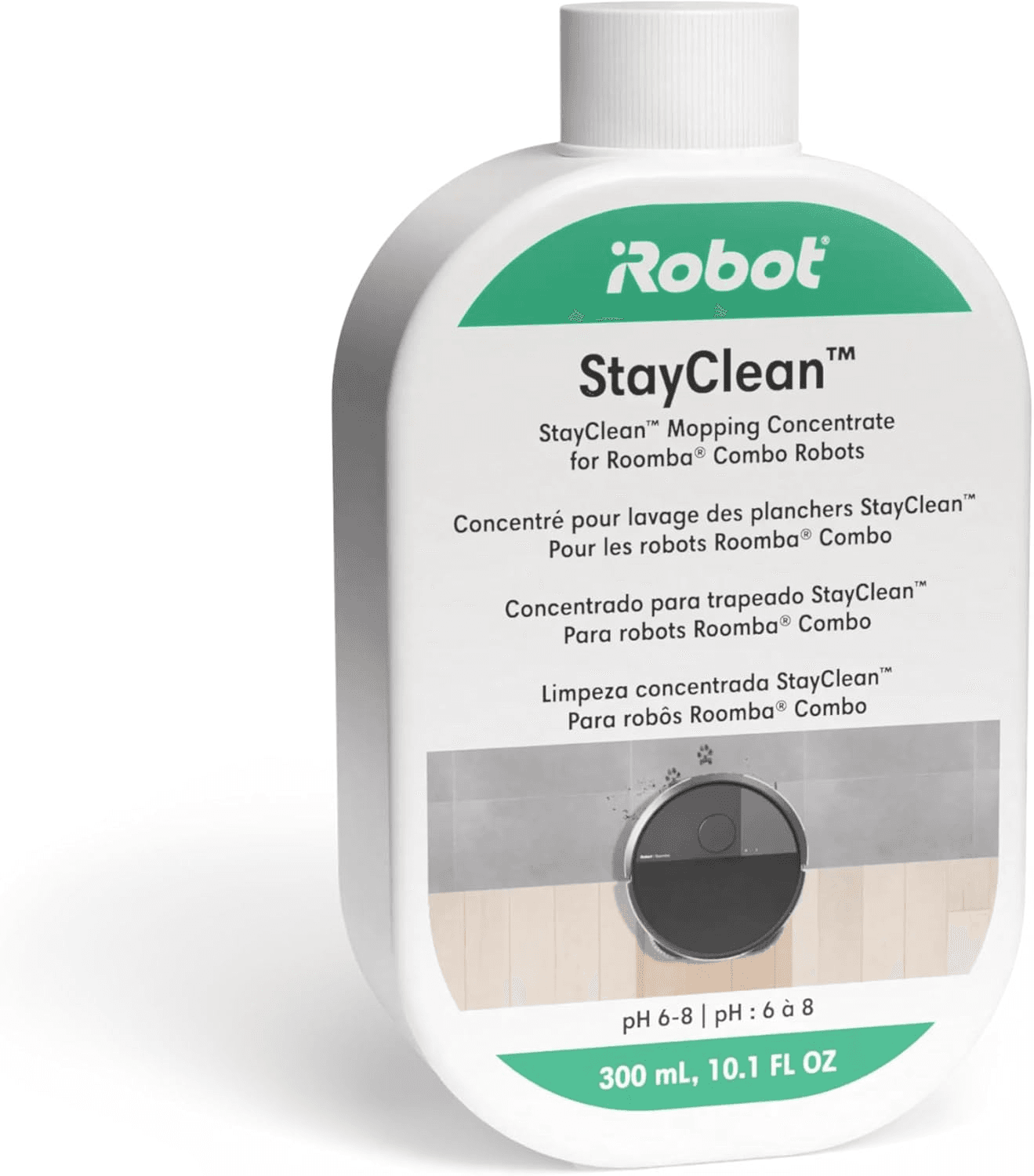 iRobot ▫️ Recarga genuína Roomba - Solução de limpeza StayClean para os modelos Roomba Plus 405 Combo com base AutoWash e Roomba Plus 505 Combo com base AutoWash