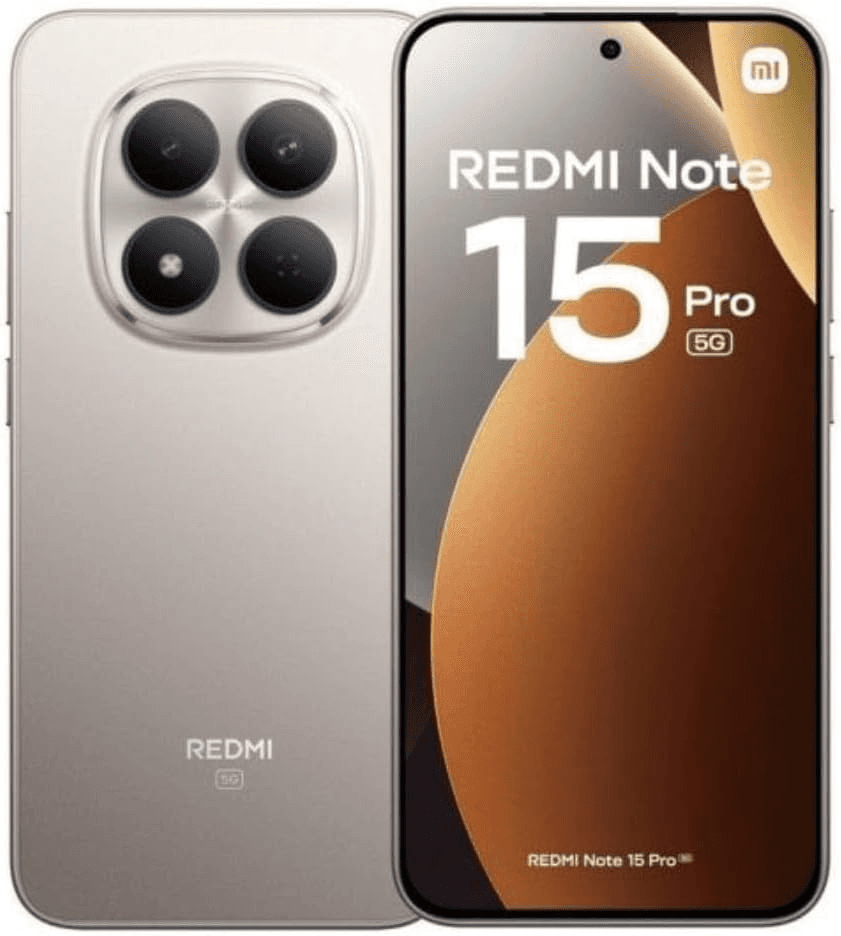 XIAOMI ▫️ Redmi Note 15 Pro 8+256 Titanium (sem adaptador de corrente incluído)