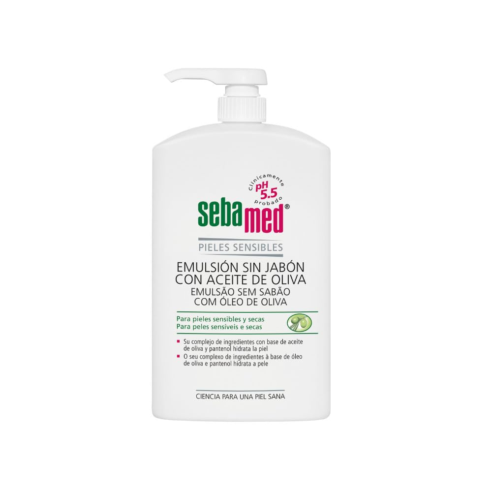 Emulsão sem sabão com azeite de oliva SEBAMED