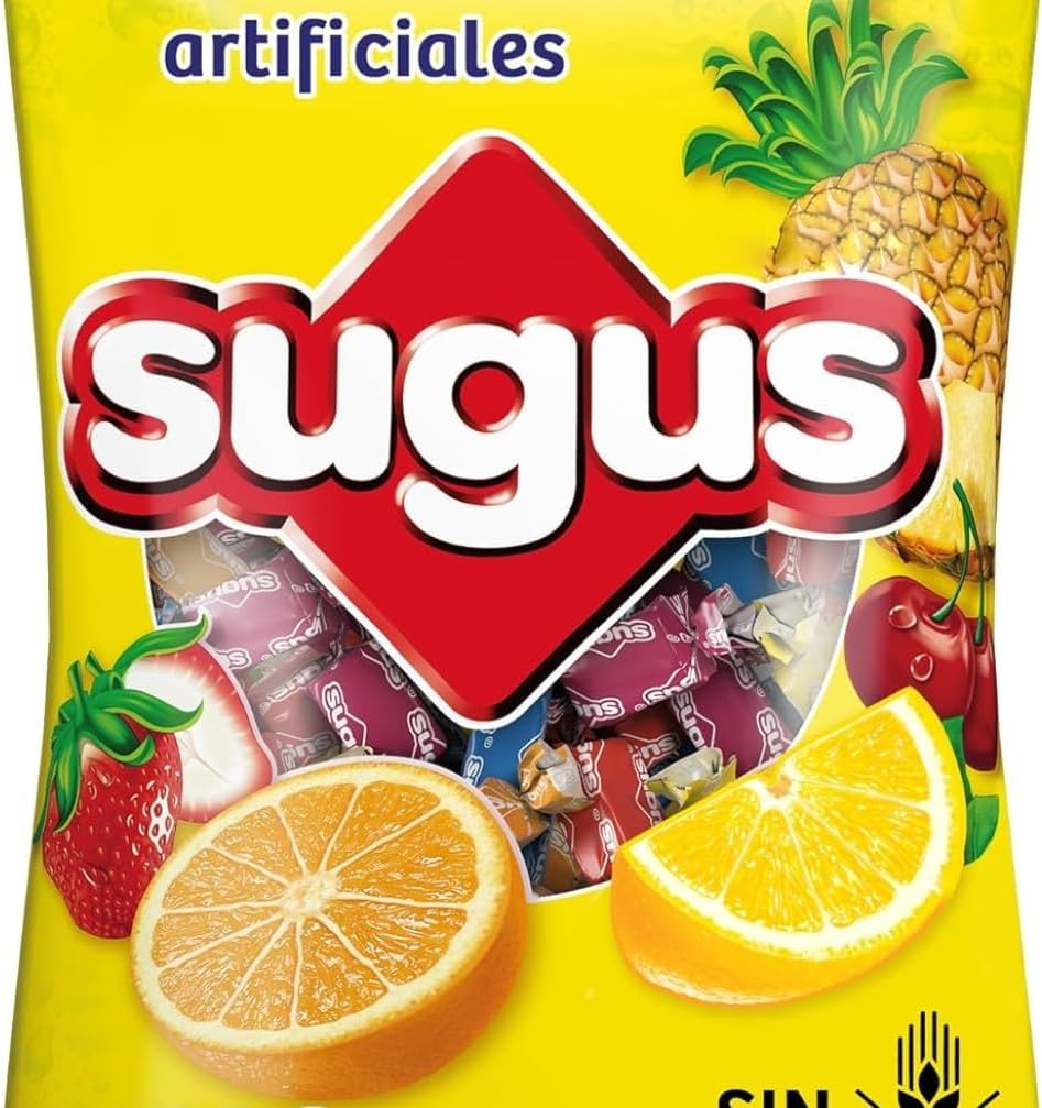 Sugus ▫️ Rebuçados de Sumo de Fruta, Rebuçados Macios (1kg)