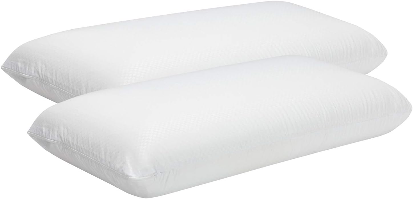 PIKOLIN ▫️ Home - Almofada Viscoelástica 70 cm (2 peças), Hotel - Adaptabilidade ao Pescoço, Hipoalergénica, Elevada Firmeza, Lateral, Capa Dupla, Respirável, Macia e Respirável