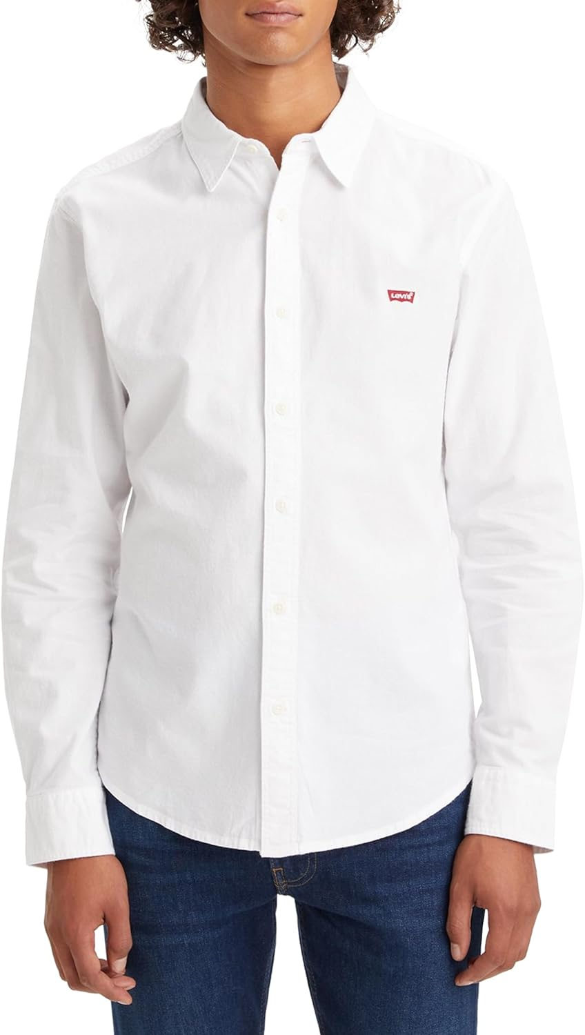 Levi's ▫️ Camisa de manga comprida Battery Housemark Slim para homem