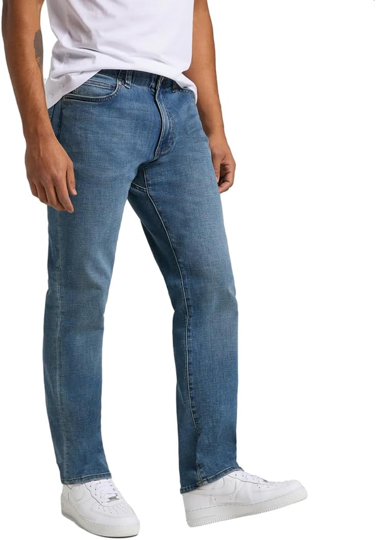 Lee ▫️ Calças de ganga Straight Fit MVP para homem