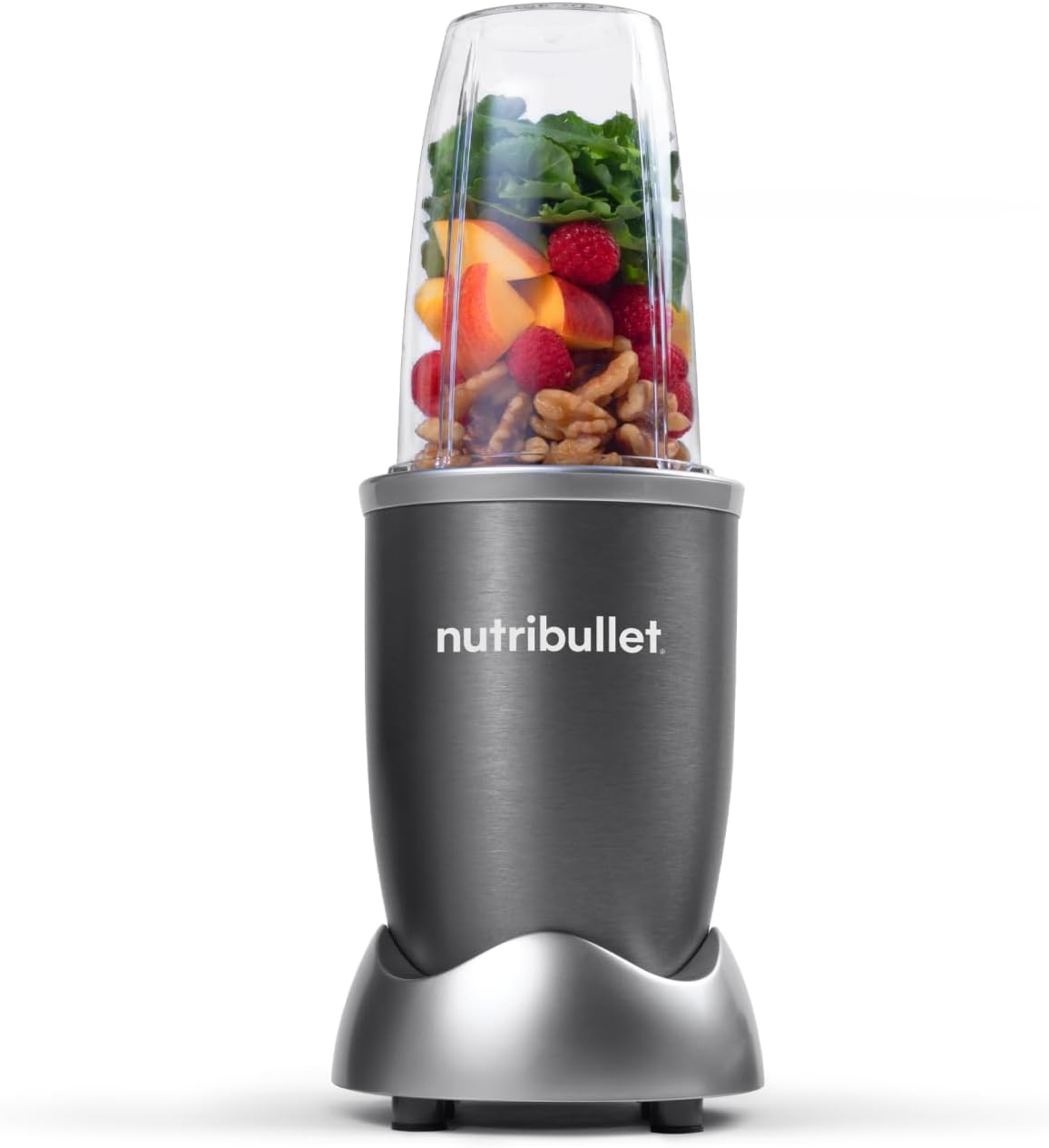 NutriBullet ▫️ Original 600, liquidificador pessoal, misturador e liquidificador multifunções, 600 watts de potência, NB603DG, Embalagem básica