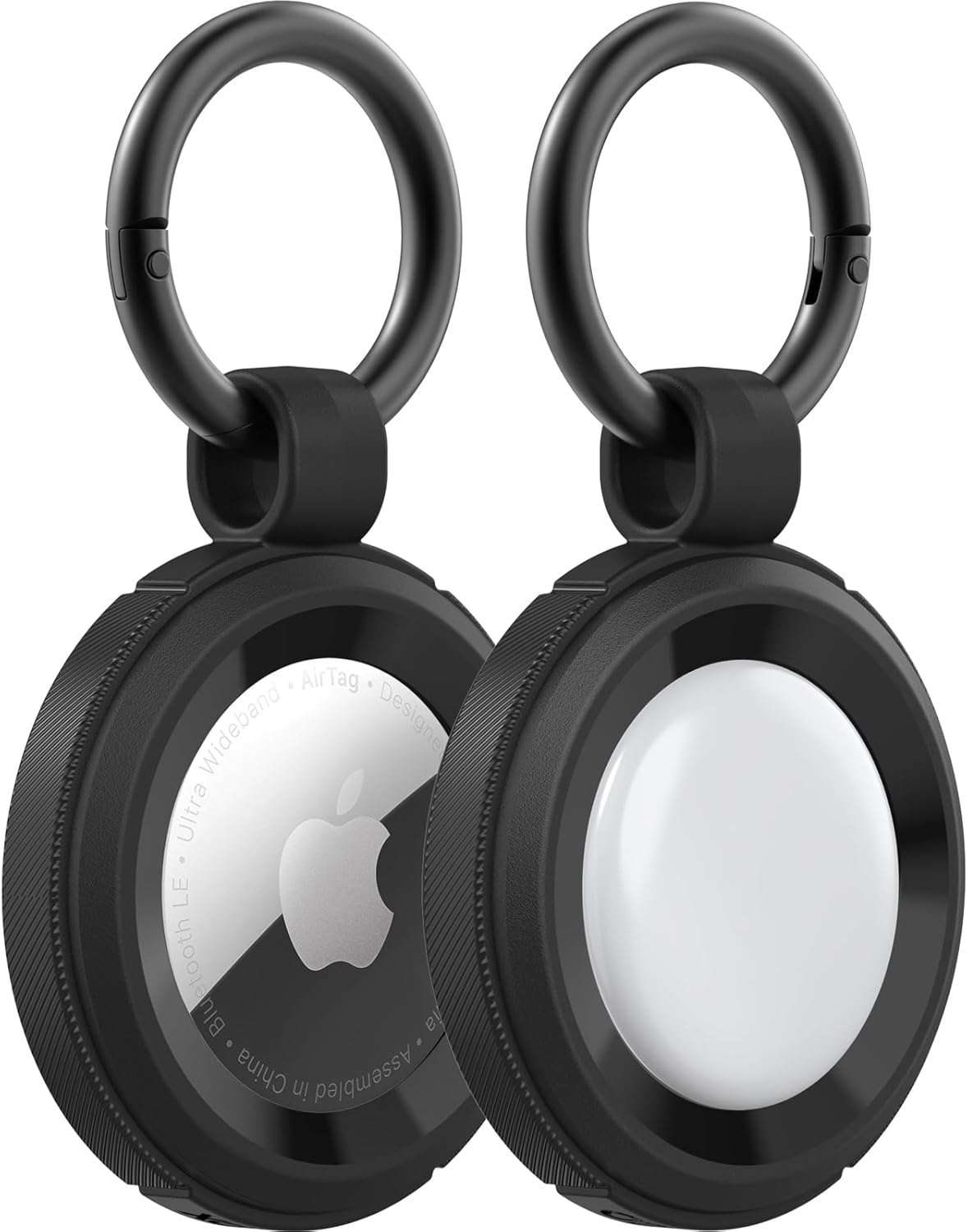 Otterbox ▫️ Capa Rugged AirTags para AirTag, resistente a choques e quedas, ultrafina, inclui mosquetão, preta