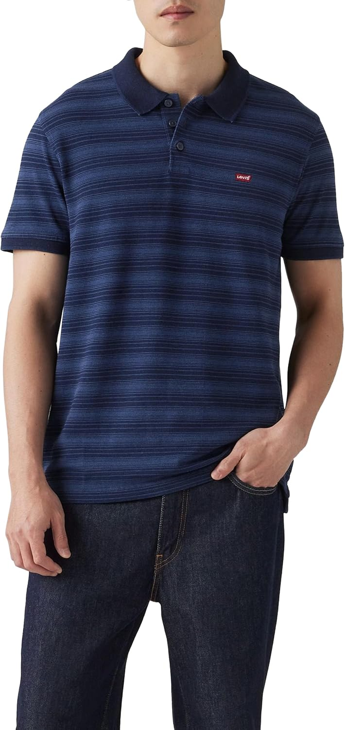 Levi's ▫️ Camisa pólo Housemark para homem, logótipo com peito