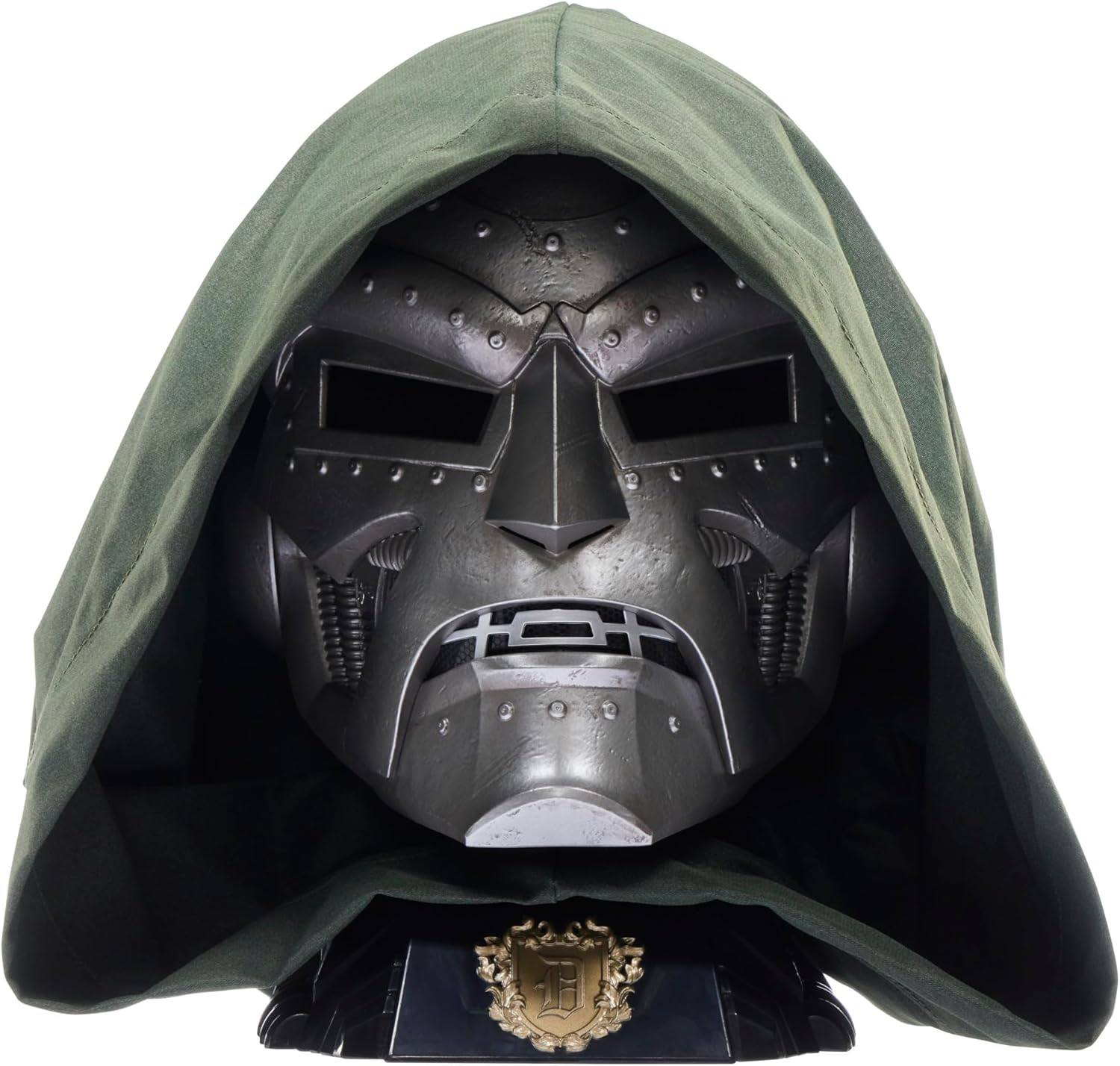 Marvel ▫️ Hasbro Legender Series, Doctor Doom, Capacete Premium, Cosplay, Jogo de Interpretação, Capuz Amovível, Base de Exposição, Escala 1:1, Ideia para Prenda