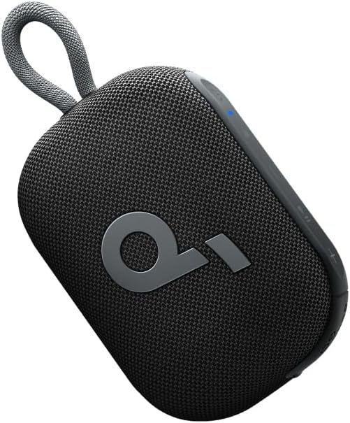 Soundcore ▫️ Select 4 Go Altifalante Bluetooth portátil, Mini altifalante de duche, 20H, IP67, Mini altifalante Bluetooth, flutuante, som potente de 5W, interior e exterior, ciclismo