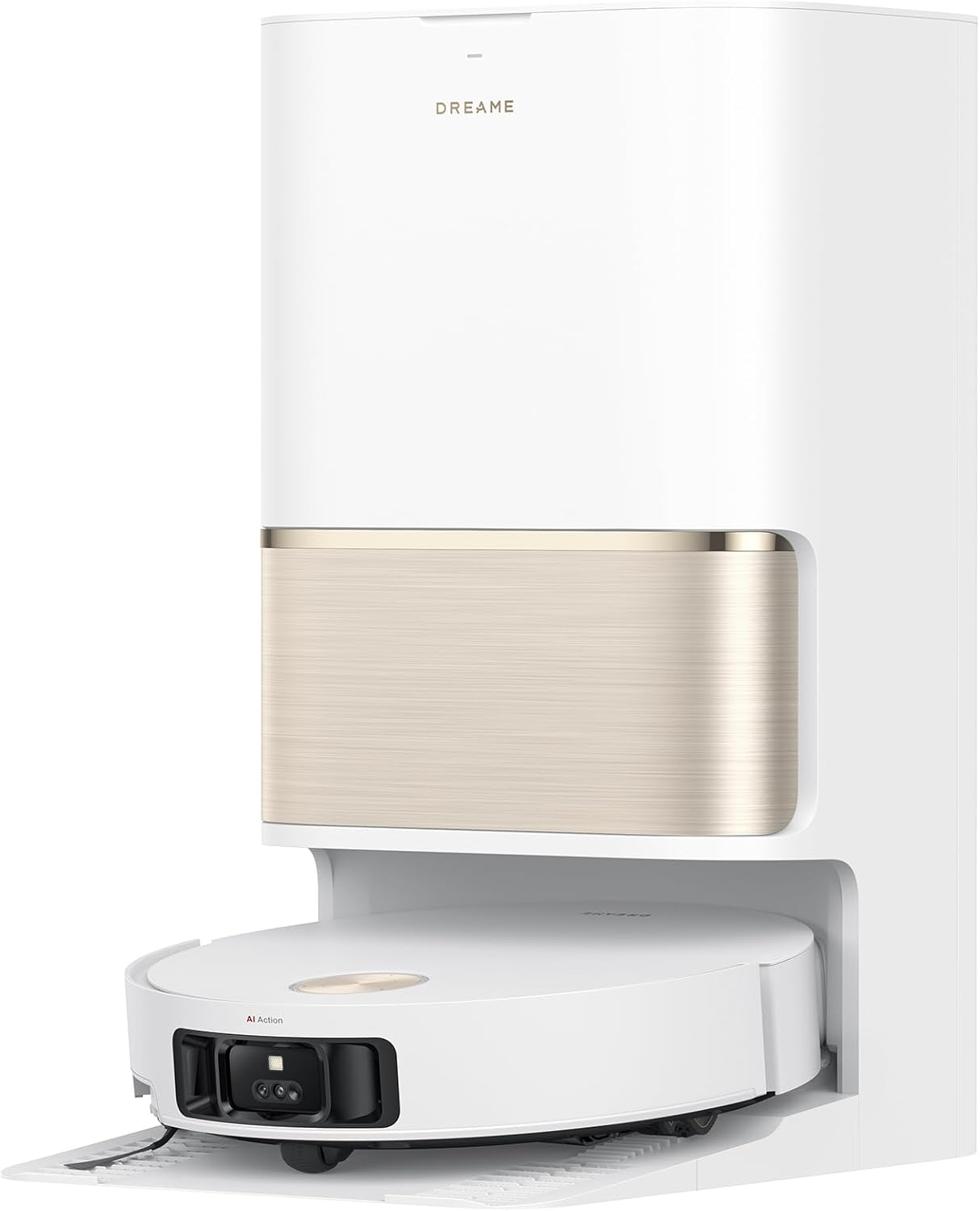 DREAME ▫️ L50 Pro Ultra Robot Aspirador e Esfregona, 19500 Pa, Esfregona Autolimpante, Deteção Inteligente de Obstáculos, Limpeza com Água Quente a 75°, Aspirador Robot com Câmara para Animais de Estimação