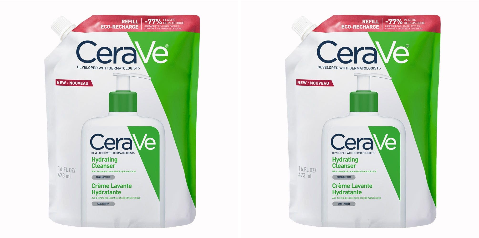 CeraVe Gel de Limpeza Hidratante, Para Pele Normal a Seca, Limpa e Hidrata, Equilibra a Pele, Enriquecido com Ceramidas Essenciais e Ácido Hialurónico, Adequado para Rosto e Corpo, 473ml