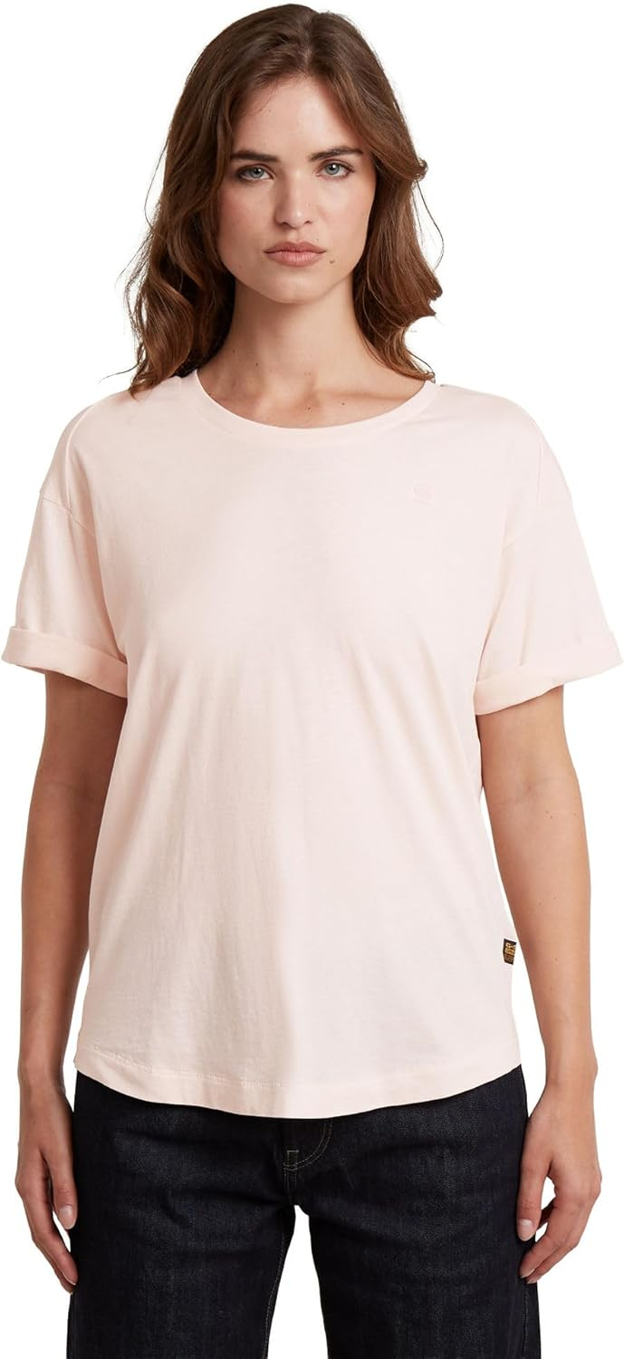 G-STAR ▫️ Manga enrolada Boyfriend Top Tops para mulher