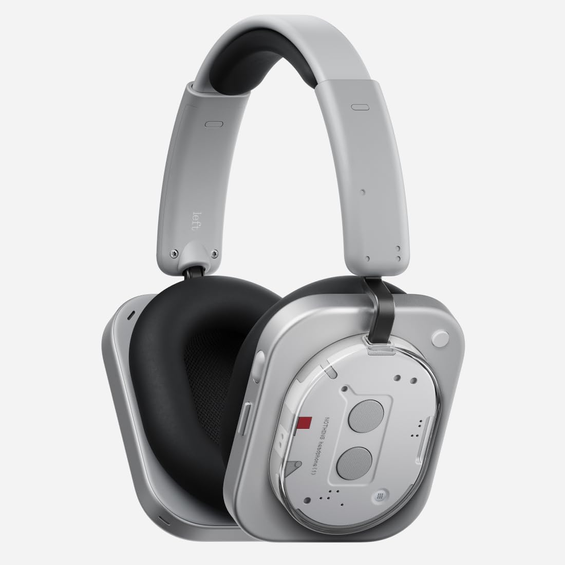 Nothing ▫️ Headphone (1) Auscultadores sem fios iWireless com cancelamento ativo de ruído, autonomia da bateria até 80h, áudio de alta resolução e espacial, à prova de água - Branco