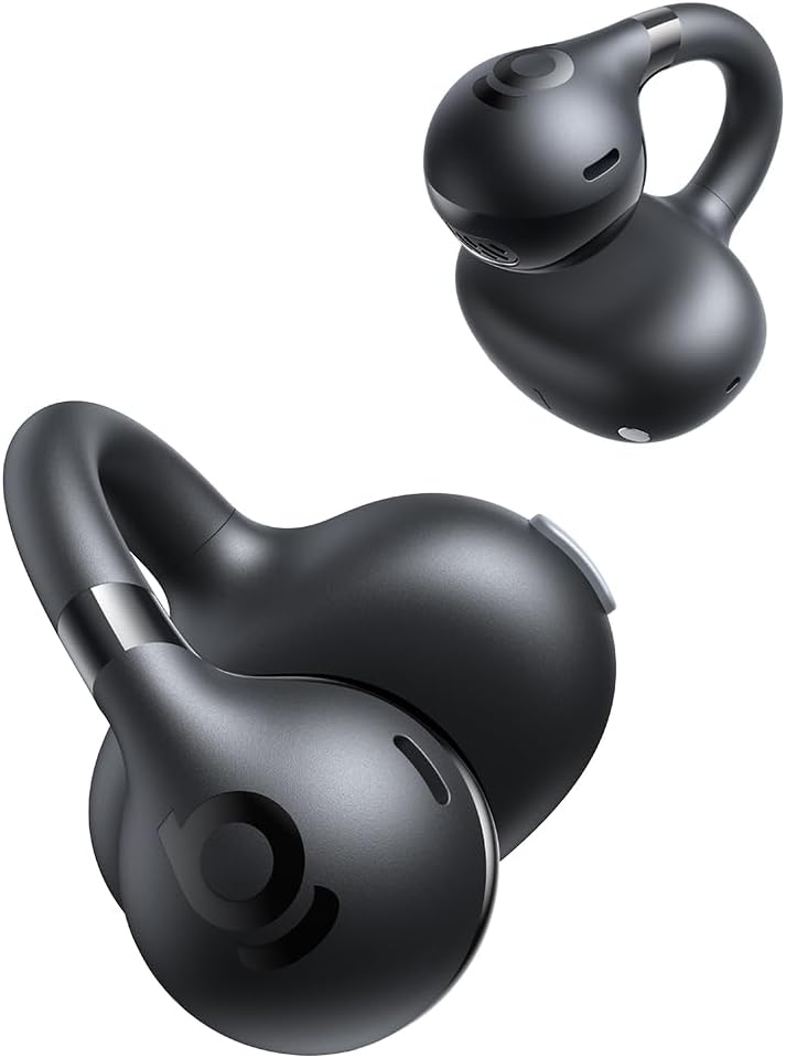 Baseus ▫️ Auricular aberto BC1, clip para orelha, som impressionante, reforço de graves adaptável, Bluetooth 6.0, redução de ruído nas chamadas, IP55, 38 horas de autonomia da bateria, leve
