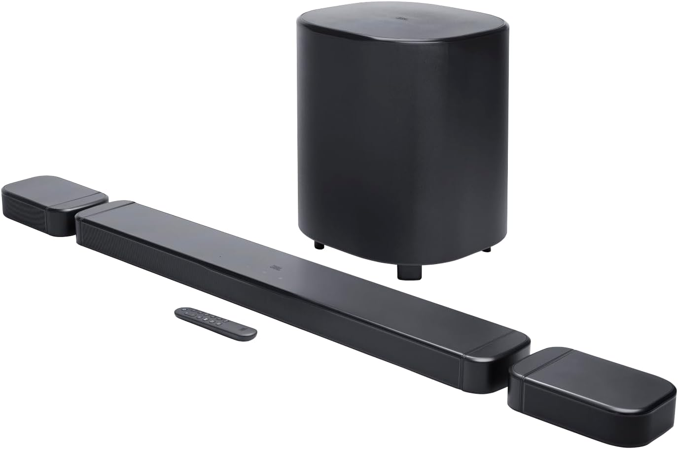 JBL ▫️ Bar 800 MK2, barra de som Bluetooth 7.1 para TV com colunas amovíveis, subwoofer de 10", som surround Dolby Atmos, HDMI eARC, Wi-Fi, vídeo 4K, PureVoice 2.0 e MultiBeam 3.0, preto