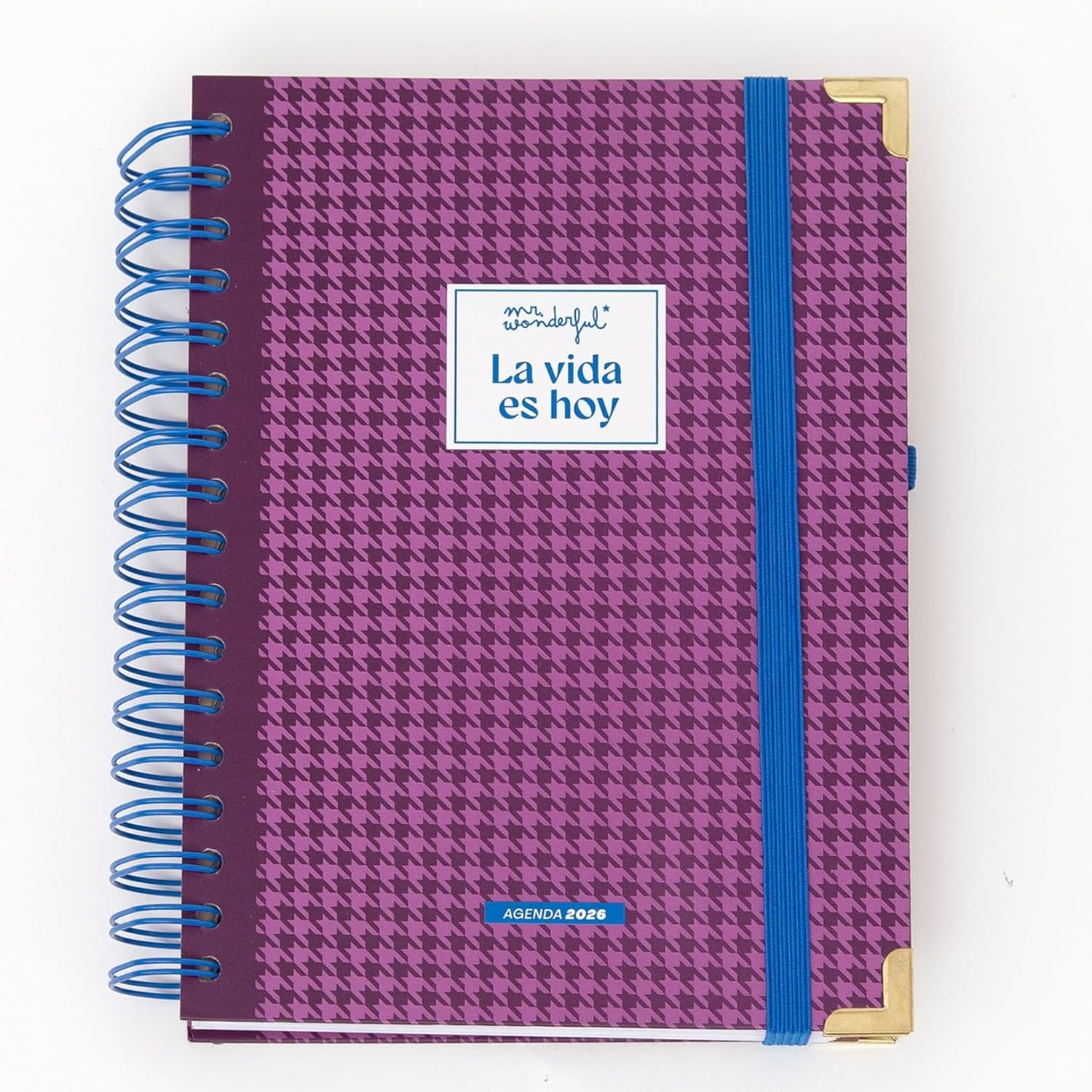 Mr. Wonderful ▫️ Conjunto de agenda anual e caneta Office 2026 - A vida é hoje